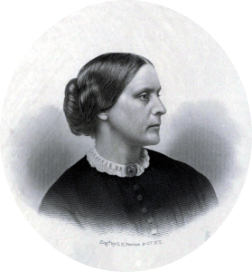Susan B. Anthony, a crusader for Women's suffrage 