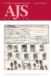 AJS Journal Cover