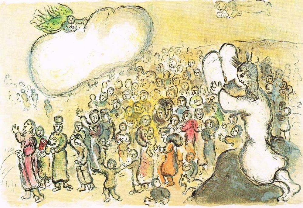Marc Chagall's "The Story of Exodus" (1966).