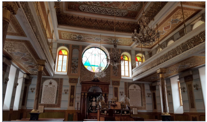 Ariel Vardy won a Jewish Studies Travel Grant to study Jewish identity in the Black Sea region. This synagogue is in Bucharest, Romania.