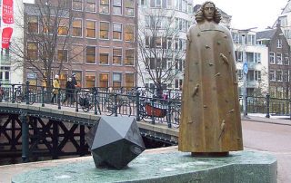 Spinoza statue in Amsterdam