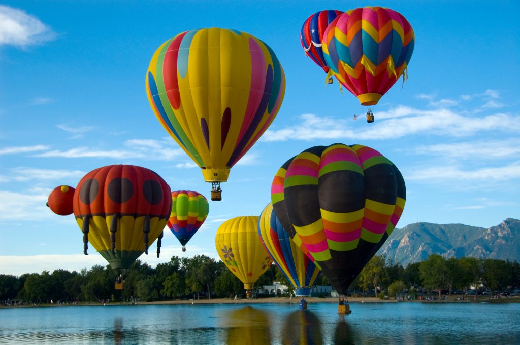 Hot air balloons