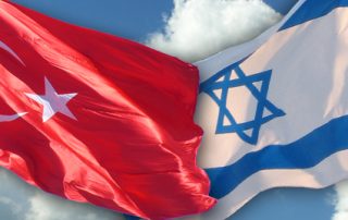 Flag of Turkey and Israel