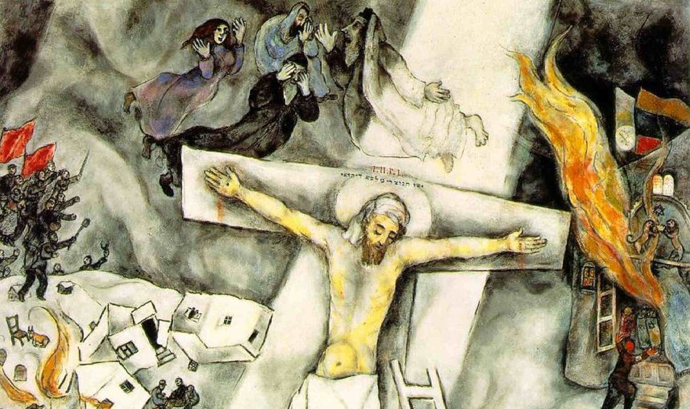 Chagall's Jesus on the cross