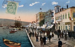 Postcard depicting Ottoman Izmir