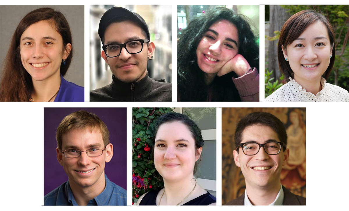 Collage of 2020-2021 graduate fellow portraits
