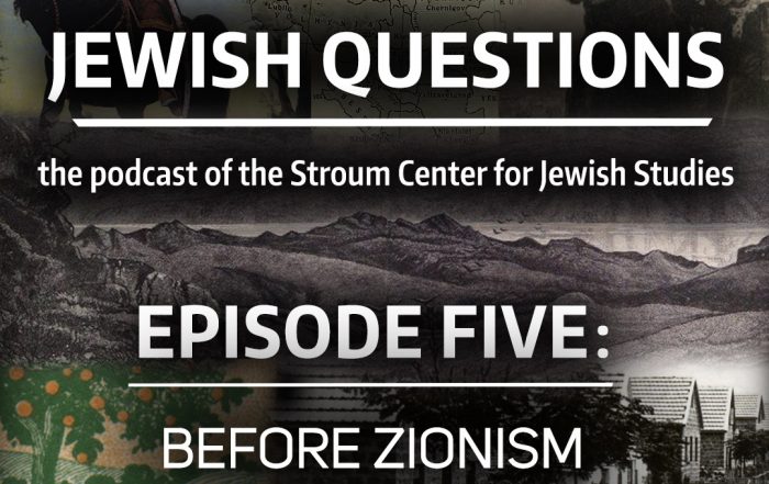 Visuals illustrating episode 5, "Before Zionism"