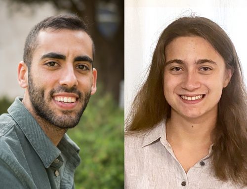 New fall 2023 Sephardic Studies graduate students: Alexandra Ritsatos and Nadav Ganon