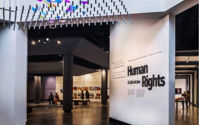 Holocaust Museum Houston’s Human Rights: A Call to Action Entrance Lester and Sue Smith Human Rights Gallery