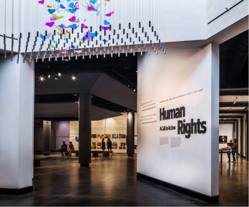 Holocaust Museum Houston’s Human Rights: A Call to Action EntranceLester and Sue Smith Human Rights Gallery